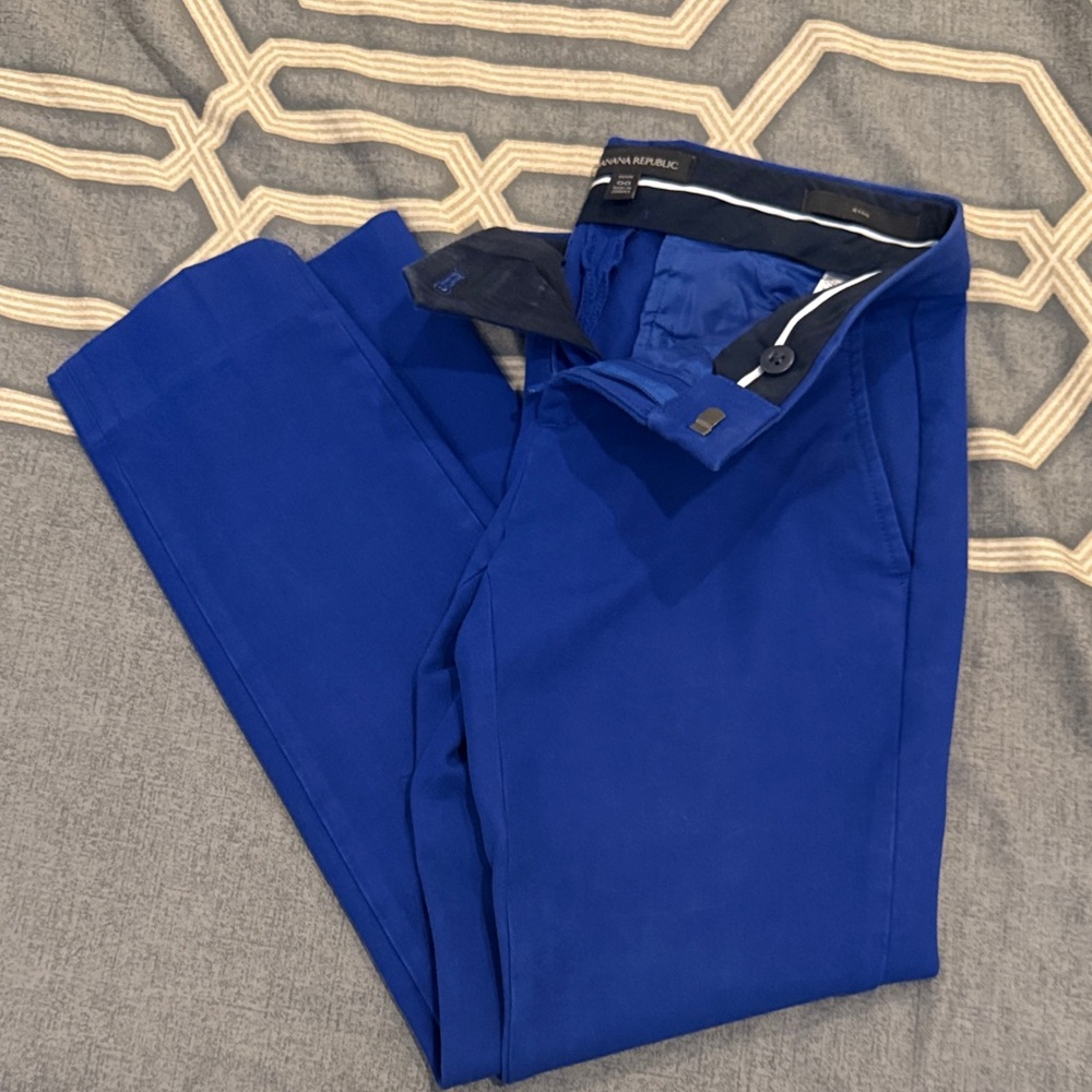 Banana Republic Women's Royal Blue Ankle Pants. Ryan Fit